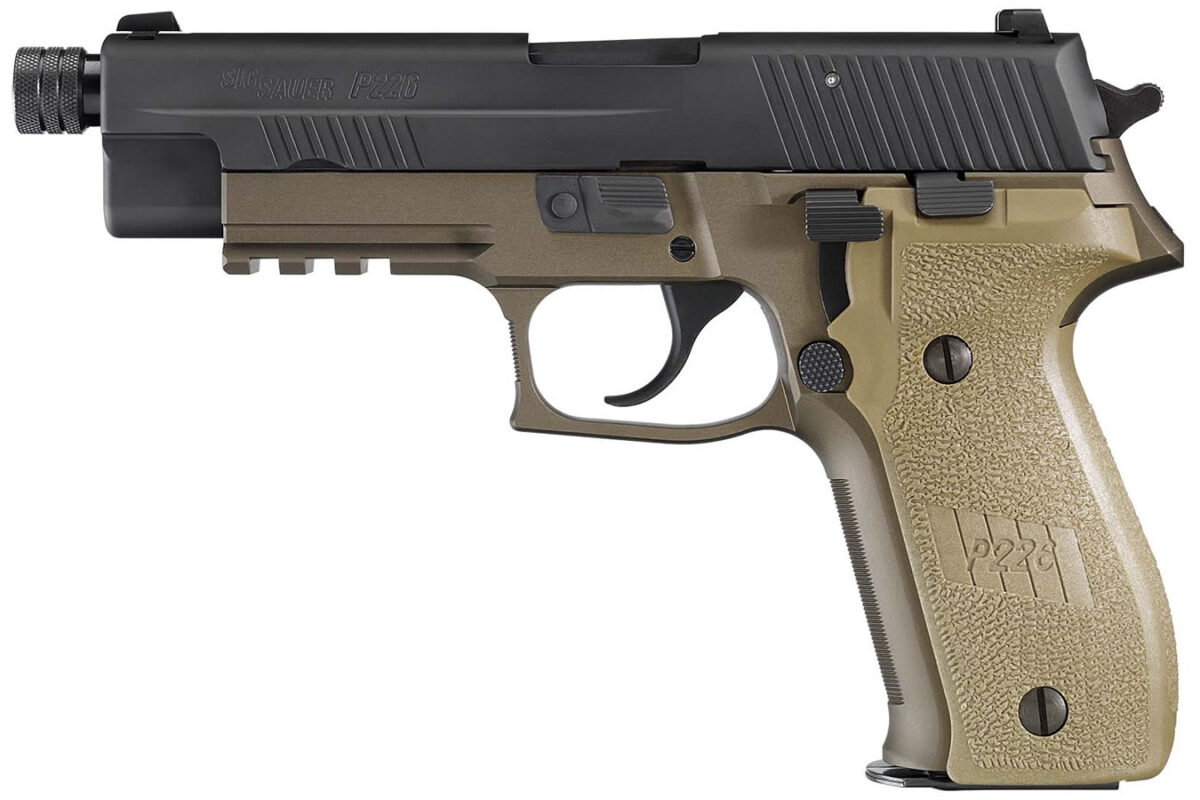 Buy Sig Sauer P226 Combat 9mm Fde Pistol With Threaded Barrel Online For Sale 3879