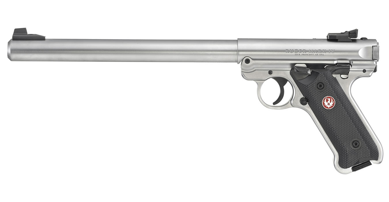 Buy Ruger Mark Iv Target Stainless 22lr Rimfire Pistol With 10 Inch 7157