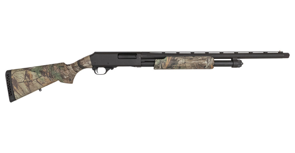 Buy H&R Pardner 12 Gauge Pump Shotgun with Camo Stock online for sale