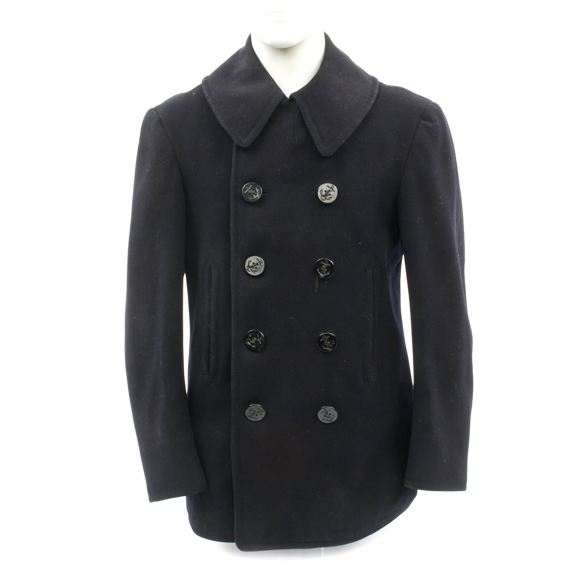 Buy Original WWII U.S. Navy 10 Button Wool Pea Coat by Naval Clothing ...