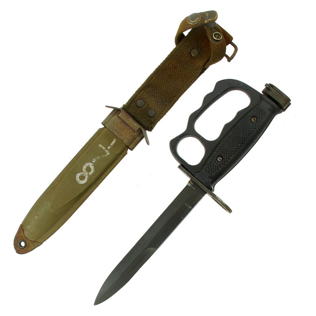 Buy Original U.S. Vietnam War M7 Bayonet With Experimental Knuckle ...