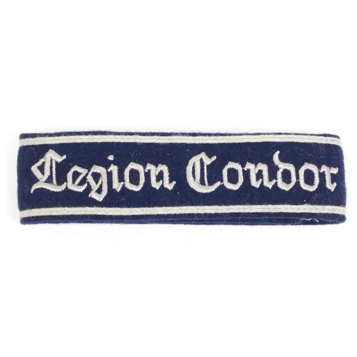 Buy German WWII Military Wool Uniform Cuff Title- Legion Condor online ...