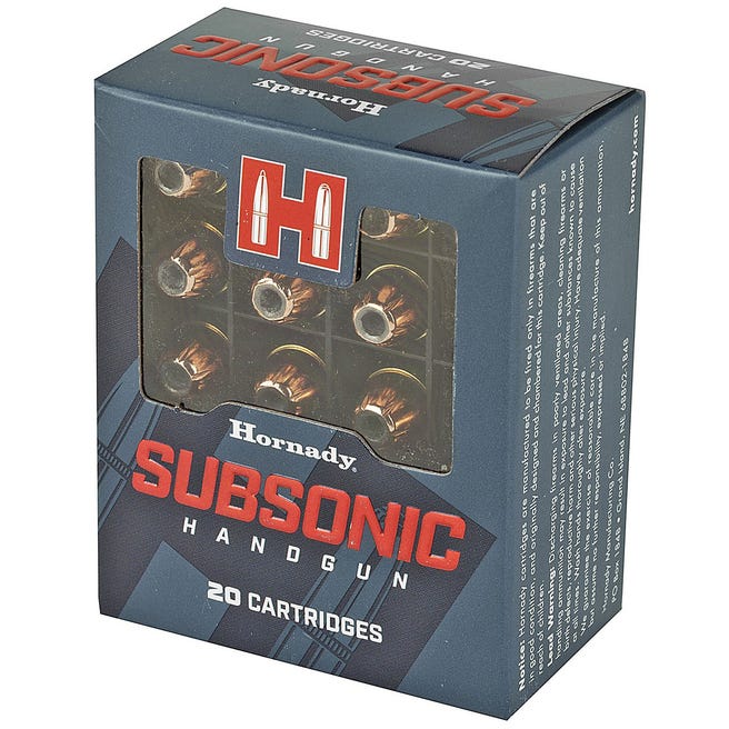 Buy Hornady Subsonic Handgun Ammo .45 ACP 20-Rounds 230 Grain XTP ...