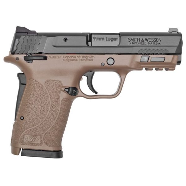 Buy Smith and Wesson M&P9 Shield EZ FDE / Black 9mm 3.6″ Barrel 8 ...