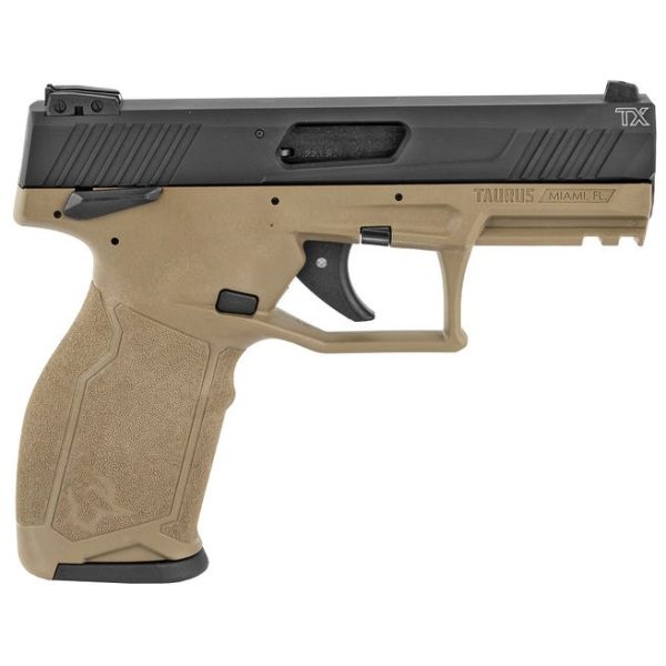 Buy Taurus TX22 Flat Dark Earth .22 LR 4.1″ Barrel 16-Rounds 2 Mags ...