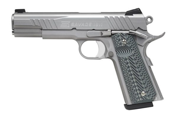 savage arms 1911 govt stainless 45 acp semi automatic 8 rounds 5 barrel