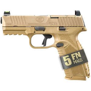 fn 509 mrd fos 9mm luger (9x19 para) semi automatic 17 24 rounds 4 barrel