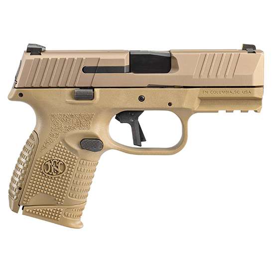 fn 509 compact 9mm luger (9x19 para) semi automatic 12 15 24 rounds 3 7 barrel