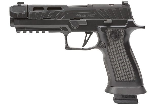 sig sauer p320 spectre comp blackout 9mm luger (9x19 para) semi automatic 10 rounds 4 6 barrel